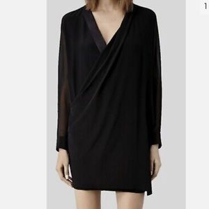 NWT Designer ALLSAINTS Silk Dress